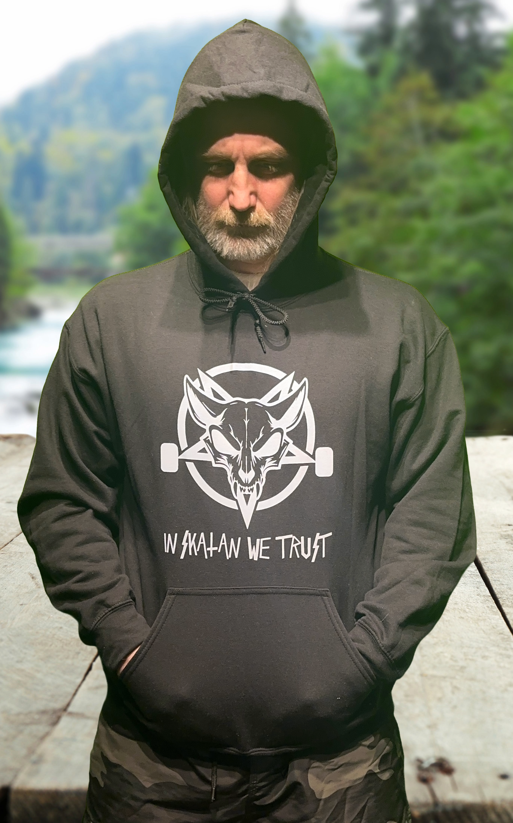 InSkATANweTrust X Commandments Hoodie